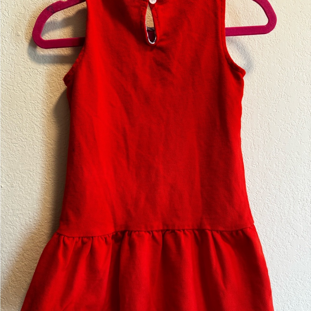 Nautica red sleeveless dress 5T - Picture 4 of 4